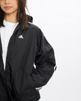 Vintage, 90s, Adidas, Windbreaker, Jacket, The Real Deal, size extra small, colour Black, newtown, sydney, australia, thrift store, opshop, preloved, secondhand, sustainable, retro, antique, 70s, 80s, 90s, 2000s, 00s, fashion, clothing, streetwear, trendy, garment, style, boutique, store, shop, archive, sale, cheap, best, top, Jackets