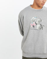 Vintage, 90s, Disney, Winnie, The, Pooh, Tigger', Sweatshirt, The Real Deal, size extra large, colour Grey, newtown, sydney, australia, thrift store, opshop, preloved, secondhand, sustainable, retro, antique, 70s, 80s, 90s, 2000s, 00s, fashion, clothing, streetwear, trendy, garment, style, boutique, store, shop, archive, sale, cheap, best, top, Sweats and hoodies