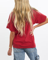 Vintage, 90s, Nike, Tee, The Real Deal, size extra small, colour Burgundy, newtown, sydney, australia, thrift store, opshop, preloved, secondhand, sustainable, retro, antique, 70s, 80s, 90s, 2000s, 00s, fashion, clothing, streetwear, trendy, garment, style, boutique, store, shop, archive, sale, cheap, best, top, T-Shirts