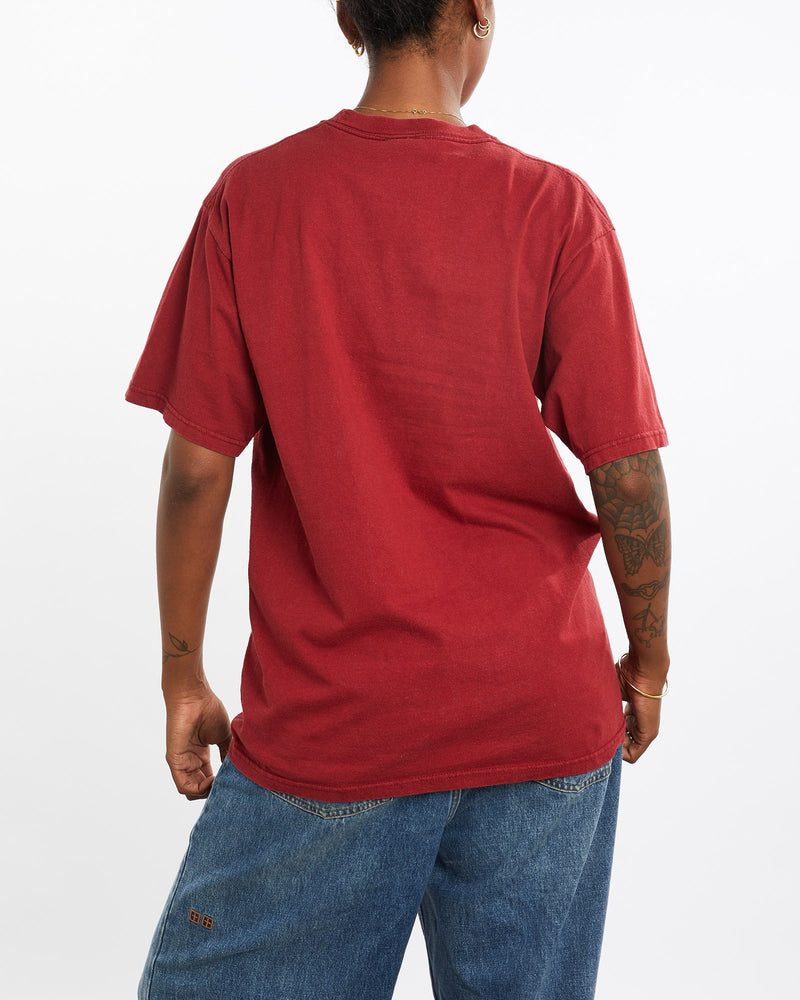 Vintage, Nike, University, of, Indiana, Tee, The Real Deal, size medium, colour Red, newtown, sydney, australia, thrift store, opshop, preloved, secondhand, sustainable, retro, antique, 70s, 80s, 90s, 2000s, 00s, fashion, clothing, streetwear, trendy, garment, style, boutique, store, shop, archive, sale, cheap, best, top, T-Shirts