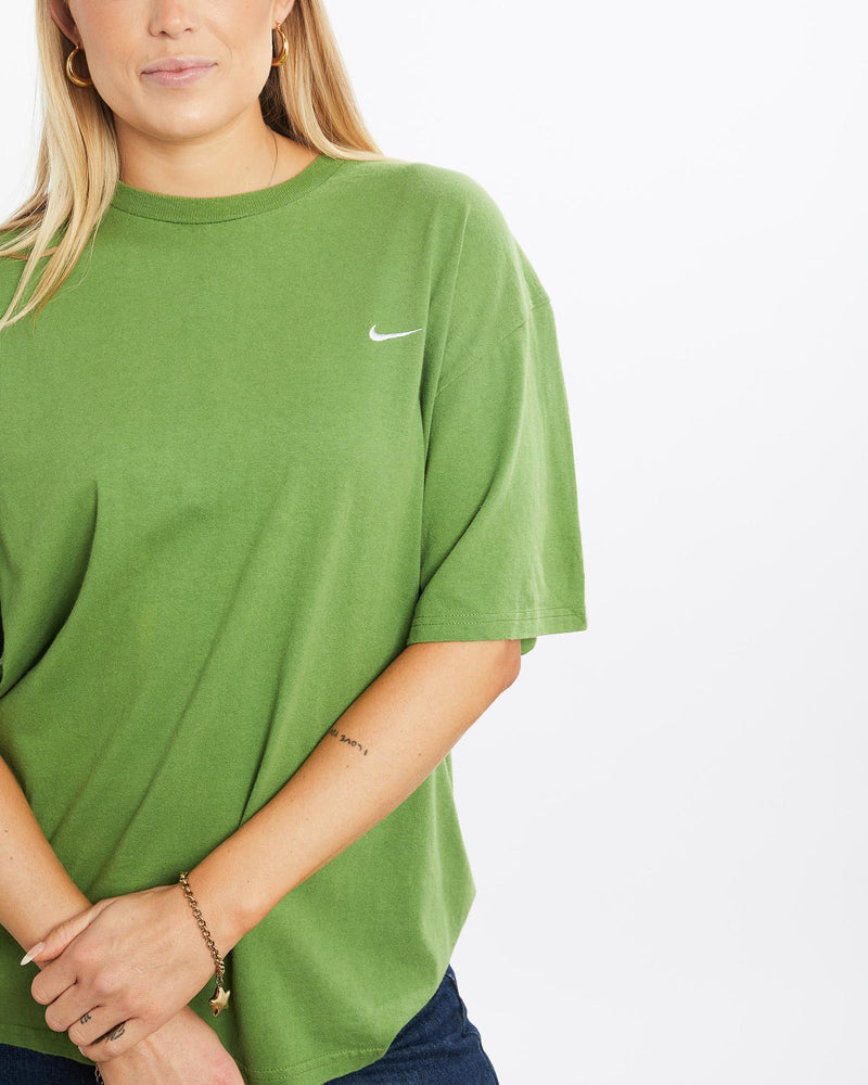 Vintage, Nike, Tee, The Real Deal, size medium, colour Green, newtown, sydney, australia, thrift store, opshop, preloved, secondhand, sustainable, retro, antique, 70s, 80s, 90s, 2000s, 00s, fashion, clothing, streetwear, trendy, garment, style, boutique, store, shop, archive, sale, cheap, best, top, T-Shirts