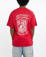 Harley, Davidson, Christmas, Tee, The Real Deal, size large, colour Red, newtown, sydney, australia, thrift store, opshop, preloved, secondhand, sustainable, retro, antique, 70s, 80s, 90s, 2000s, 00s, fashion, clothing, streetwear, trendy, garment, style, boutique, store, shop, archive, sale, cheap, best, top, T-Shirts