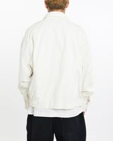 Vintage, 90s, Polo, Ralph, Lauren, Harrington, Jacket, The Real Deal, size extra large, colour White, newtown, sydney, australia, thrift store, opshop, preloved, secondhand, sustainable, retro, antique, 70s, 80s, 90s, 2000s, 00s, fashion, clothing, streetwear, trendy, garment, style, boutique, store, shop, archive, sale, cheap, best, top, Jackets