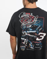 Vintage, Dale, Earnhardt, NASCAR, Racing, Tee, The Real Deal, size large, colour Black, newtown, sydney, australia, thrift store, opshop, preloved, secondhand, sustainable, retro, antique, 70s, 80s, 90s, 2000s, 00s, fashion, clothing, streetwear, trendy, garment, style, boutique, store, shop, archive, sale, cheap, best, top, T-Shirts