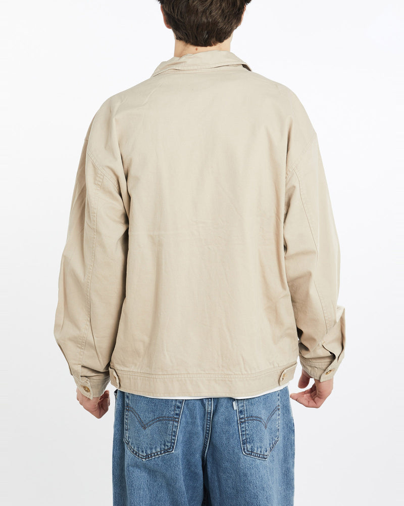 Vintage, 90s, Polo, Ralph, Lauren, Harrington, Jacket, The Real Deal, size extra large, colour Beige, newtown, sydney, australia, thrift store, opshop, preloved, secondhand, sustainable, retro, antique, 70s, 80s, 90s, 2000s, 00s, fashion, clothing, streetwear, trendy, garment, style, boutique, store, shop, archive, sale, cheap, best, top, Jackets