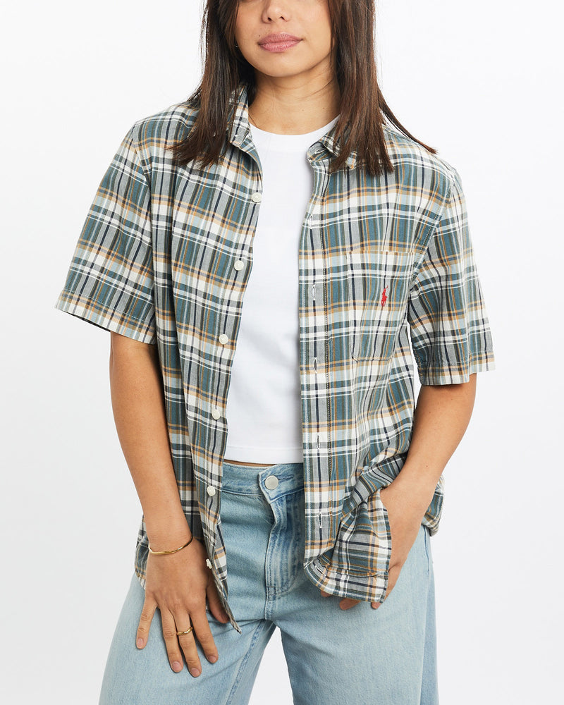 Vintage, 90s, Polo, Ralph, Lauren, Short, Sleeve, Button, Up, Shirt, The Real Deal, size small, colour Multicolour, newtown, sydney, australia, thrift store, opshop, preloved, secondhand, sustainable, retro, antique, 70s, 80s, 90s, 2000s, 00s, fashion, clothing, streetwear, trendy, garment, style, boutique, store, shop, archive, sale, cheap, best, top, Shirts