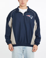 Vintage, NFL, New, England, Patriots, Windbreaker, Jacket, The Real Deal, size double extra large, colour Multicolour, newtown, sydney, australia, thrift store, opshop, preloved, secondhand, sustainable, retro, antique, 70s, 80s, 90s, 2000s, 00s, fashion, clothing, streetwear, trendy, garment, style, boutique, store, shop, archive, sale, cheap, best, top, Jackets