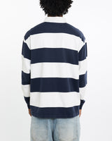 Vintage, 90s, Polo, Ralph, Lauren, Rugby, Shirt, The Real Deal, size large, colour Navy, newtown, sydney, australia, thrift store, opshop, preloved, secondhand, sustainable, retro, antique, 70s, 80s, 90s, 2000s, 00s, fashion, clothing, streetwear, trendy, garment, style, boutique, store, shop, archive, sale, cheap, best, top, Shirts