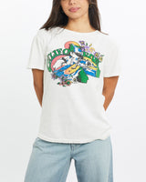 Vintage, 70s, California, Surf, Tee, The Real Deal, size double extra small, colour White, newtown, sydney, australia, thrift store, opshop, preloved, secondhand, sustainable, retro, antique, 70s, 80s, 90s, 2000s, 00s, fashion, clothing, streetwear, trendy, garment, style, boutique, store, shop, archive, sale, cheap, best, top, T-Shirts