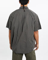 Vintage, 90s, Polo, Ralph, Lauren, Short, Sleeve, Button, Up, Shirt, The Real Deal, size large, colour Black, newtown, sydney, australia, thrift store, opshop, preloved, secondhand, sustainable, retro, antique, 70s, 80s, 90s, 2000s, 00s, fashion, clothing, streetwear, trendy, garment, style, boutique, store, shop, archive, sale, cheap, best, top, Shirts