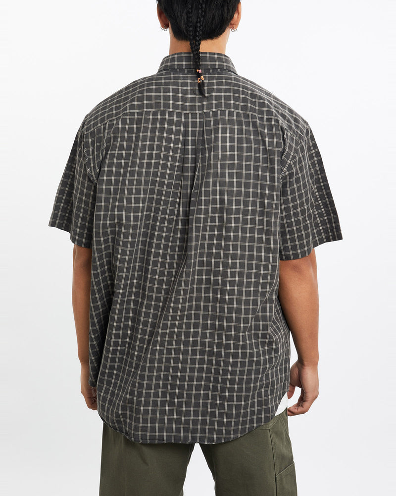 Vintage, 90s, Polo, Ralph, Lauren, Short, Sleeve, Button, Up, Shirt, The Real Deal, size large, colour Black, newtown, sydney, australia, thrift store, opshop, preloved, secondhand, sustainable, retro, antique, 70s, 80s, 90s, 2000s, 00s, fashion, clothing, streetwear, trendy, garment, style, boutique, store, shop, archive, sale, cheap, best, top, Shirts