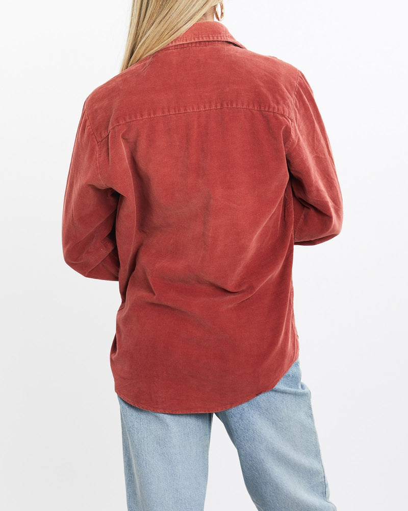 Vintage, Dickies, Corduroy, Button, Up, Shirt, The Real Deal, size extra small, colour Orange, newtown, sydney, australia, thrift store, opshop, preloved, secondhand, sustainable, retro, antique, 70s, 80s, 90s, 2000s, 00s, fashion, clothing, streetwear, trendy, garment, style, boutique, store, shop, archive, sale, cheap, best, top, Shirts