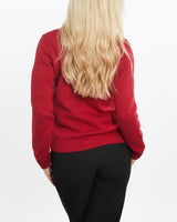 Vintage 90s Lauren Ralph Lauren Knitted Sweater <br>XS , The Real Deal , newtown, sydney, australia, thrift store, opshop, preloved, secondhand, sustainable, retro, antique, 70s, 80s, 90s, 2000s, 00s, fashion, clothing, streetwear, trendy, garment, style, boutique, store, shop, archive, sale, cheap, best, top