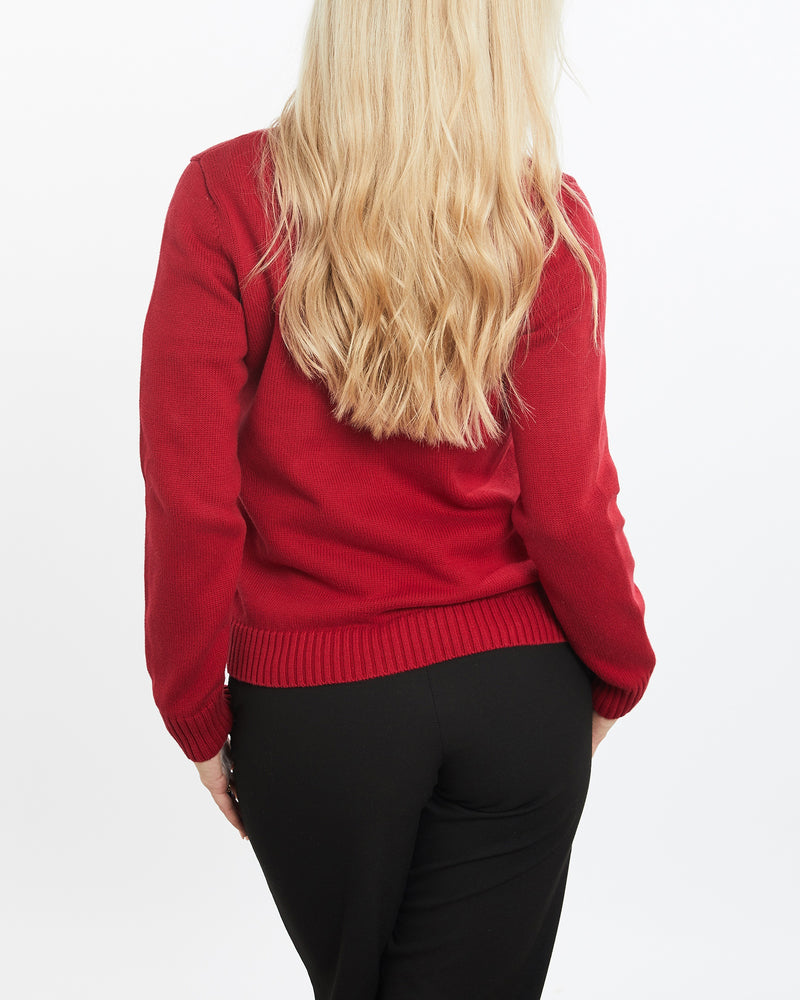 Vintage 90s Lauren Ralph Lauren Knitted Sweater <br>XS , The Real Deal , newtown, sydney, australia, thrift store, opshop, preloved, secondhand, sustainable, retro, antique, 70s, 80s, 90s, 2000s, 00s, fashion, clothing, streetwear, trendy, garment, style, boutique, store, shop, archive, sale, cheap, best, top