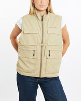 Vintage, Columbia, Tech, Vest, The Real Deal, size medium, colour Beige, newtown, sydney, australia, thrift store, opshop, preloved, secondhand, sustainable, retro, antique, 70s, 80s, 90s, 2000s, 00s, fashion, clothing, streetwear, trendy, garment, style, boutique, store, shop, archive, sale, cheap, best, top, Jackets