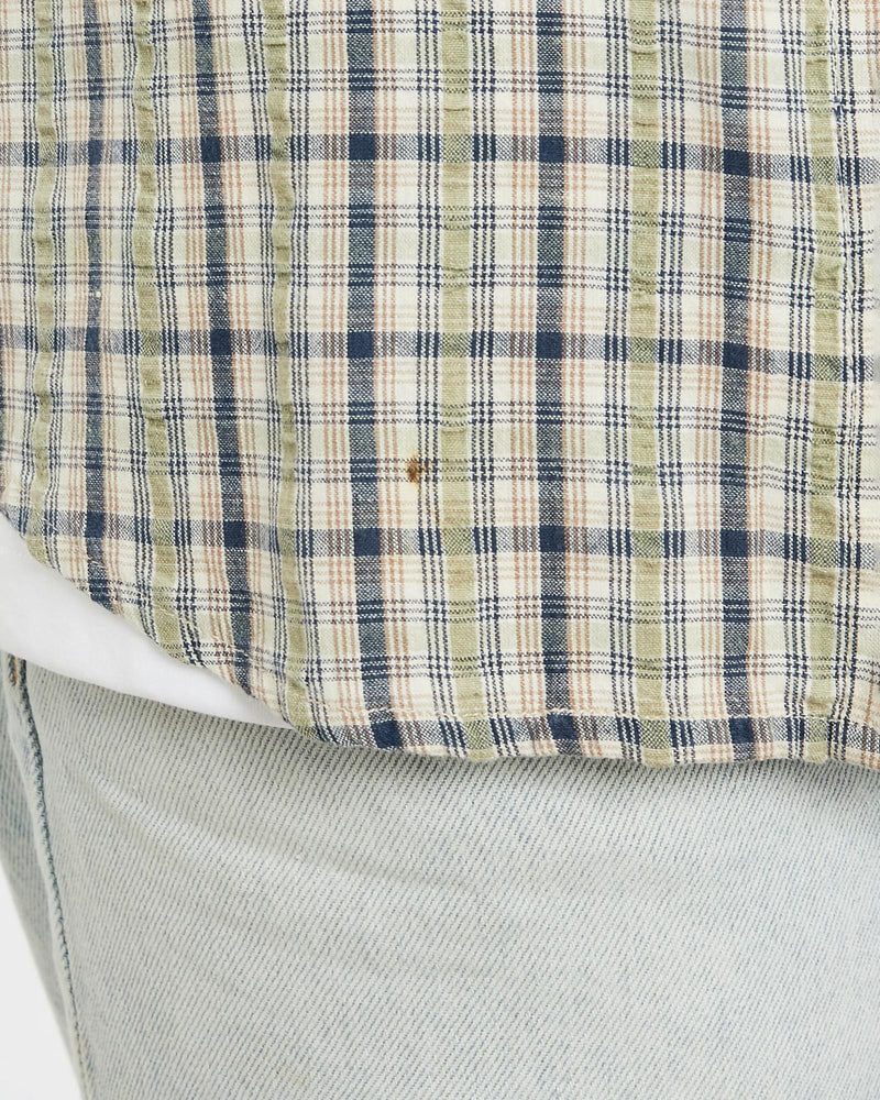 Vintage, 90s, Polo, Ralph, Lauren, Short, Sleeve, Button, Up, Shirt, The Real Deal, size medium, colour Multicolour, newtown, sydney, australia, thrift store, opshop, preloved, secondhand, sustainable, retro, antique, 70s, 80s, 90s, 2000s, 00s, fashion, clothing, streetwear, trendy, garment, style, boutique, store, shop, archive, sale, cheap, best, top, Shirts