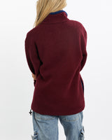 Vintage, 90s, L.L., Bean, Fleece, Sweatshirt, The Real Deal, size small, colour Burgundy, newtown, sydney, australia, thrift store, opshop, preloved, secondhand, sustainable, retro, antique, 70s, 80s, 90s, 2000s, 00s, fashion, clothing, streetwear, trendy, garment, style, boutique, store, shop, archive, sale, cheap, best, top, Sweats and hoodies