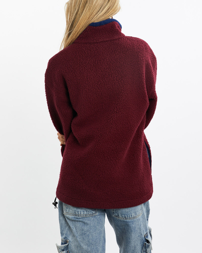 Vintage, 90s, L.L., Bean, Fleece, Sweatshirt, The Real Deal, size small, colour Burgundy, newtown, sydney, australia, thrift store, opshop, preloved, secondhand, sustainable, retro, antique, 70s, 80s, 90s, 2000s, 00s, fashion, clothing, streetwear, trendy, garment, style, boutique, store, shop, archive, sale, cheap, best, top, Sweats and hoodies