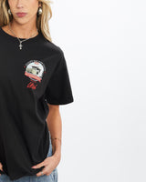 In-N-Out, Burger, Tee, The Real Deal, size small, colour Black, newtown, sydney, australia, thrift store, opshop, preloved, secondhand, sustainable, retro, antique, 70s, 80s, 90s, 2000s, 00s, fashion, clothing, streetwear, trendy, garment, style, boutique, store, shop, archive, sale, cheap, best, top, T-Shirts