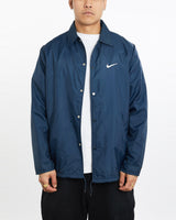 Vintage, 90s, Nike, Coaches, Jacket, The Real Deal, size extra large, colour Navy, newtown, sydney, australia, thrift store, opshop, preloved, secondhand, sustainable, retro, antique, 70s, 80s, 90s, 2000s, 00s, fashion, clothing, streetwear, trendy, garment, style, boutique, store, shop, archive, sale, cheap, best, top, Jackets