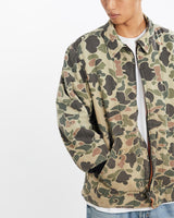 Vintage, 90s, Duck, Camo, Reversible, Jacket, The Real Deal, size large, colour Multicolour, newtown, sydney, australia, thrift store, opshop, preloved, secondhand, sustainable, retro, antique, 70s, 80s, 90s, 2000s, 00s, fashion, clothing, streetwear, trendy, garment, style, boutique, store, shop, archive, sale, cheap, best, top, Jackets