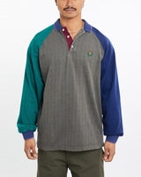 Vintage, 90s, Chaps, Ralph, Lauren, Long, Sleeve, Polo, Shirt, The Real Deal, size large, colour Multicolour, newtown, sydney, australia, thrift store, opshop, preloved, secondhand, sustainable, retro, antique, 70s, 80s, 90s, 2000s, 00s, fashion, clothing, streetwear, trendy, garment, style, boutique, store, shop, archive, sale, cheap, best, top, Shirts