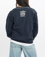 Vintage, 90s, Harley, Davidson, Lightweight, Sweatshirt, The Real Deal, size double extra small, colour Navy, newtown, sydney, australia, thrift store, opshop, preloved, secondhand, sustainable, retro, antique, 70s, 80s, 90s, 2000s, 00s, fashion, clothing, streetwear, trendy, garment, style, boutique, store, shop, archive, sale, cheap, best, top, Sweats and hoodies