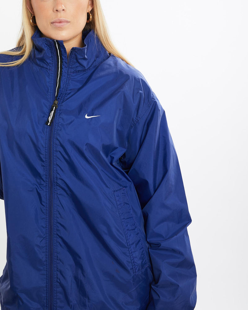 Vintage, Nike, Windbreaker, Jacket, The Real Deal, size medium, colour Navy, newtown, sydney, australia, thrift store, opshop, preloved, secondhand, sustainable, retro, antique, 70s, 80s, 90s, 2000s, 00s, fashion, clothing, streetwear, trendy, garment, style, boutique, store, shop, archive, sale, cheap, best, top, Jackets
