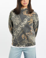 Vintage, 90s, Realtree, Camo, Sweatshirt, The Real Deal, size double extra small, colour Multicolour, newtown, sydney, australia, thrift store, opshop, preloved, secondhand, sustainable, retro, antique, 70s, 80s, 90s, 2000s, 00s, fashion, clothing, streetwear, trendy, garment, style, boutique, store, shop, archive, sale, cheap, best, top, Sweats and hoodies