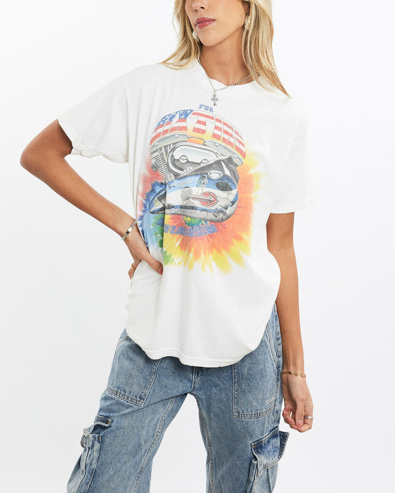 Vintage, 1999, Harley, Davidson, Tee, The Real Deal, size extra small, colour White, newtown, sydney, australia, thrift store, opshop, preloved, secondhand, sustainable, retro, antique, 70s, 80s, 90s, 2000s, 00s, fashion, clothing, streetwear, trendy, garment, style, boutique, store, shop, archive, sale, cheap, best, top, T-Shirts