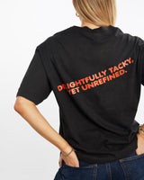 Vintage, 90s, Hooters, Tee, The Real Deal, size medium, colour Black, newtown, sydney, australia, thrift store, opshop, preloved, secondhand, sustainable, retro, antique, 70s, 80s, 90s, 2000s, 00s, fashion, clothing, streetwear, trendy, garment, style, boutique, store, shop, archive, sale, cheap, best, top, T-Shirts