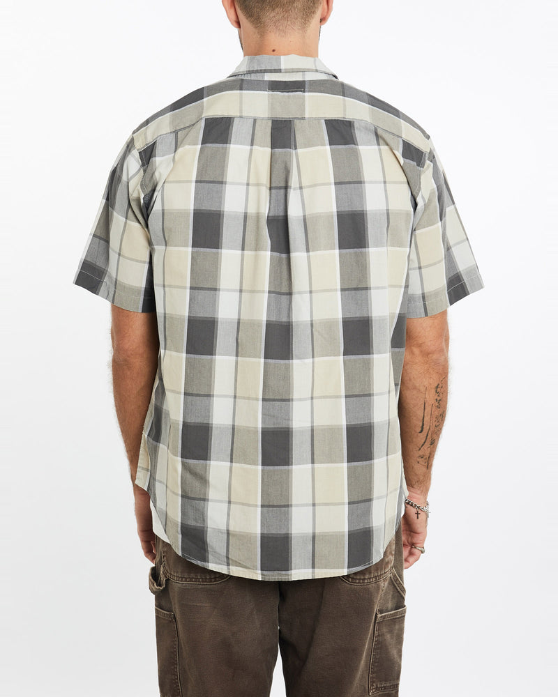 Vintage, 90s, Polo, Ralph, Lauren, Short, Sleeve, Button, Up, Shirt, The Real Deal, size extra large, colour Beige, newtown, sydney, australia, thrift store, opshop, preloved, secondhand, sustainable, retro, antique, 70s, 80s, 90s, 2000s, 00s, fashion, clothing, streetwear, trendy, garment, style, boutique, store, shop, archive, sale, cheap, best, top, Shirts