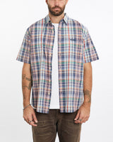 Vintage, 90s, Chaps, Ralph, Lauren, Short, Sleeve, Button, Up, Shirt, The Real Deal, size extra large, colour Multicolour, newtown, sydney, australia, thrift store, opshop, preloved, secondhand, sustainable, retro, antique, 70s, 80s, 90s, 2000s, 00s, fashion, clothing, streetwear, trendy, garment, style, boutique, store, shop, archive, sale, cheap, best, top, Shirts