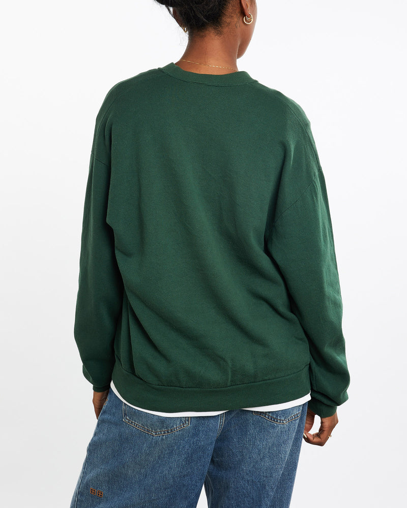 Vintage, 90s, Teddy, Bear, Sweatshirt, The Real Deal, size medium, colour Green, newtown, sydney, australia, thrift store, opshop, preloved, secondhand, sustainable, retro, antique, 70s, 80s, 90s, 2000s, 00s, fashion, clothing, streetwear, trendy, garment, style, boutique, store, shop, archive, sale, cheap, best, top, Sweats and hoodies