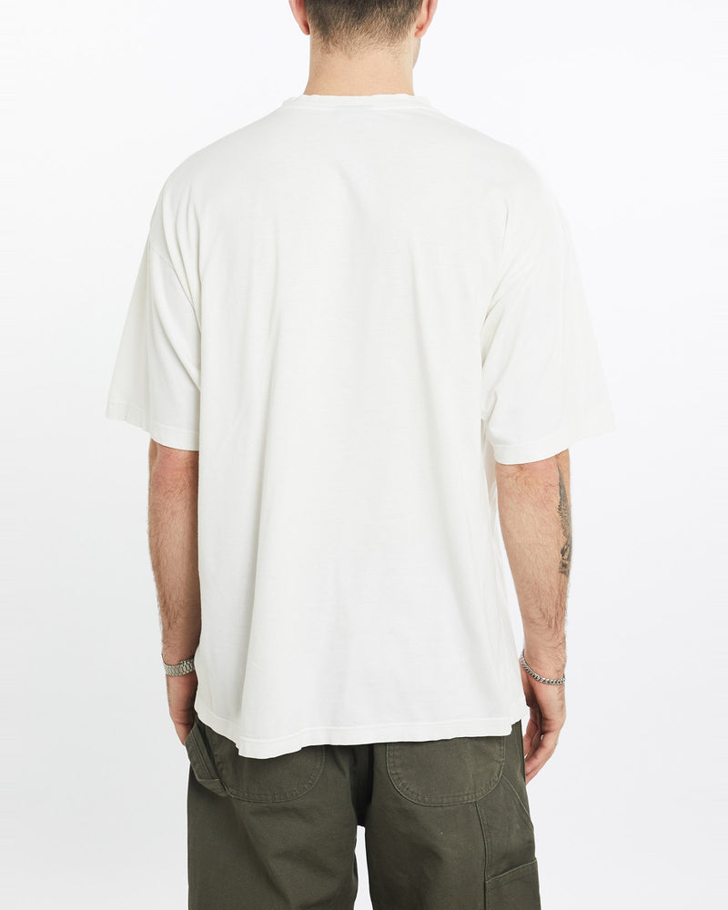 Vintage, 90s, Adidas, Basketball, Tee, The Real Deal, size extra large, colour White, newtown, sydney, australia, thrift store, opshop, preloved, secondhand, sustainable, retro, antique, 70s, 80s, 90s, 2000s, 00s, fashion, clothing, streetwear, trendy, garment, style, boutique, store, shop, archive, sale, cheap, best, top, T-Shirts