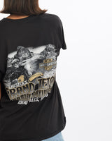 Harley, Davidson, Tee, The Real Deal, size small, colour Black, newtown, sydney, australia, thrift store, opshop, preloved, secondhand, sustainable, retro, antique, 70s, 80s, 90s, 2000s, 00s, fashion, clothing, streetwear, trendy, garment, style, boutique, store, shop, archive, sale, cheap, best, top, T-Shirts