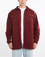 Vintage, L.L., Bean, Button, Up, Shirt, The Real Deal, size double extra large, colour Burgundy, newtown, sydney, australia, thrift store, opshop, preloved, secondhand, sustainable, retro, antique, 70s, 80s, 90s, 2000s, 00s, fashion, clothing, streetwear, trendy, garment, style, boutique, store, shop, archive, sale, cheap, best, top, Shirts