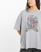 Vintage, Marvel, Super, Hero, Tee, The Real Deal, size medium, colour Grey, newtown, sydney, australia, thrift store, opshop, preloved, secondhand, sustainable, retro, antique, 70s, 80s, 90s, 2000s, 00s, fashion, clothing, streetwear, trendy, garment, style, boutique, store, shop, archive, sale, cheap, best, top, T-Shirts