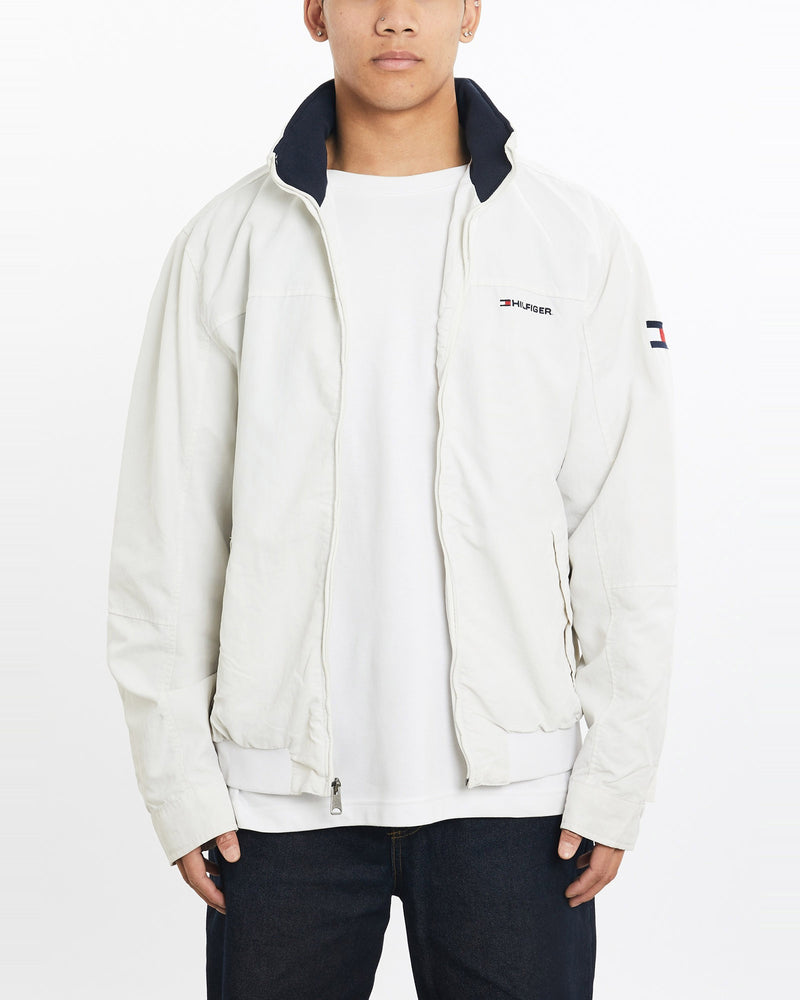 Vintage, Tommy, Hilfiger, Sailing, Jacket, The Real Deal, size large, colour White, newtown, sydney, australia, thrift store, opshop, preloved, secondhand, sustainable, retro, antique, 70s, 80s, 90s, 2000s, 00s, fashion, clothing, streetwear, trendy, garment, style, boutique, store, shop, archive, sale, cheap, best, top, Jackets