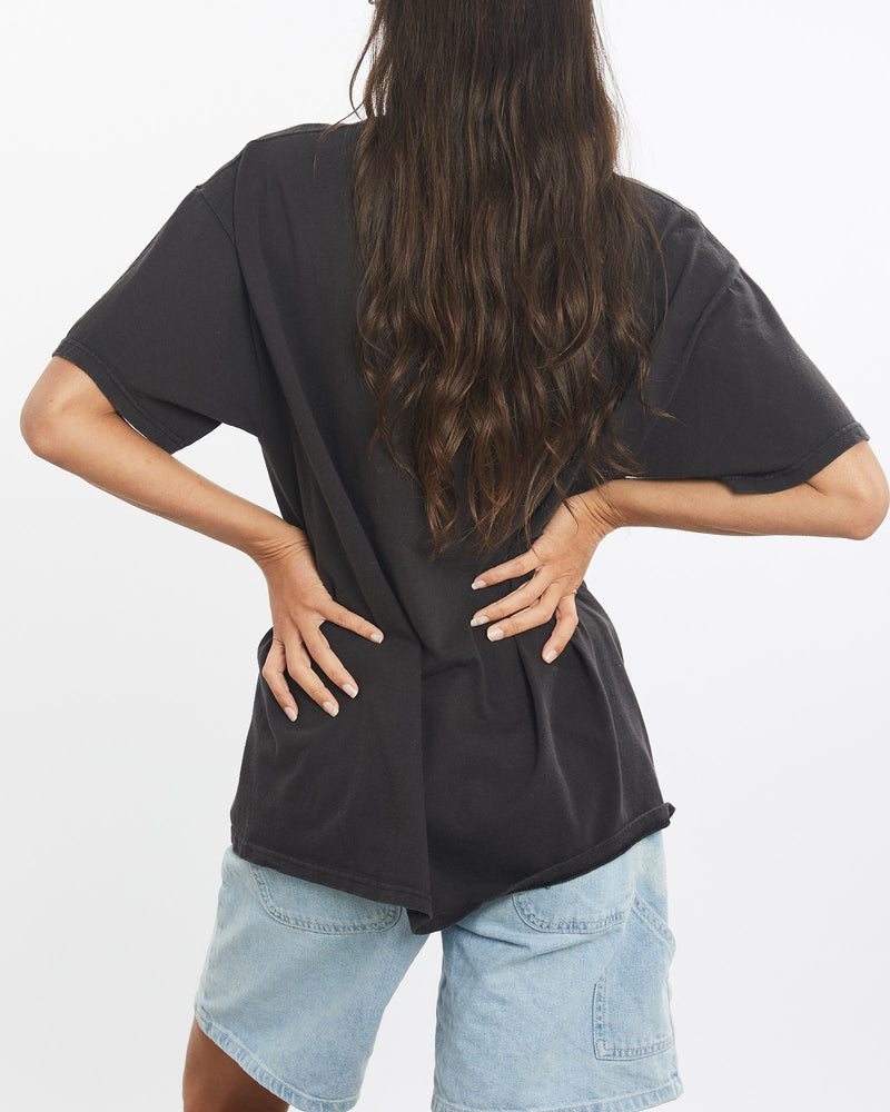 Vintage, Alaska, The, Last, Frontier', Wildlife, Tee, The Real Deal, size small, colour Black, newtown, sydney, australia, thrift store, opshop, preloved, secondhand, sustainable, retro, antique, 70s, 80s, 90s, 2000s, 00s, fashion, clothing, streetwear, trendy, garment, style, boutique, store, shop, archive, sale, cheap, best, top, T-Shirts