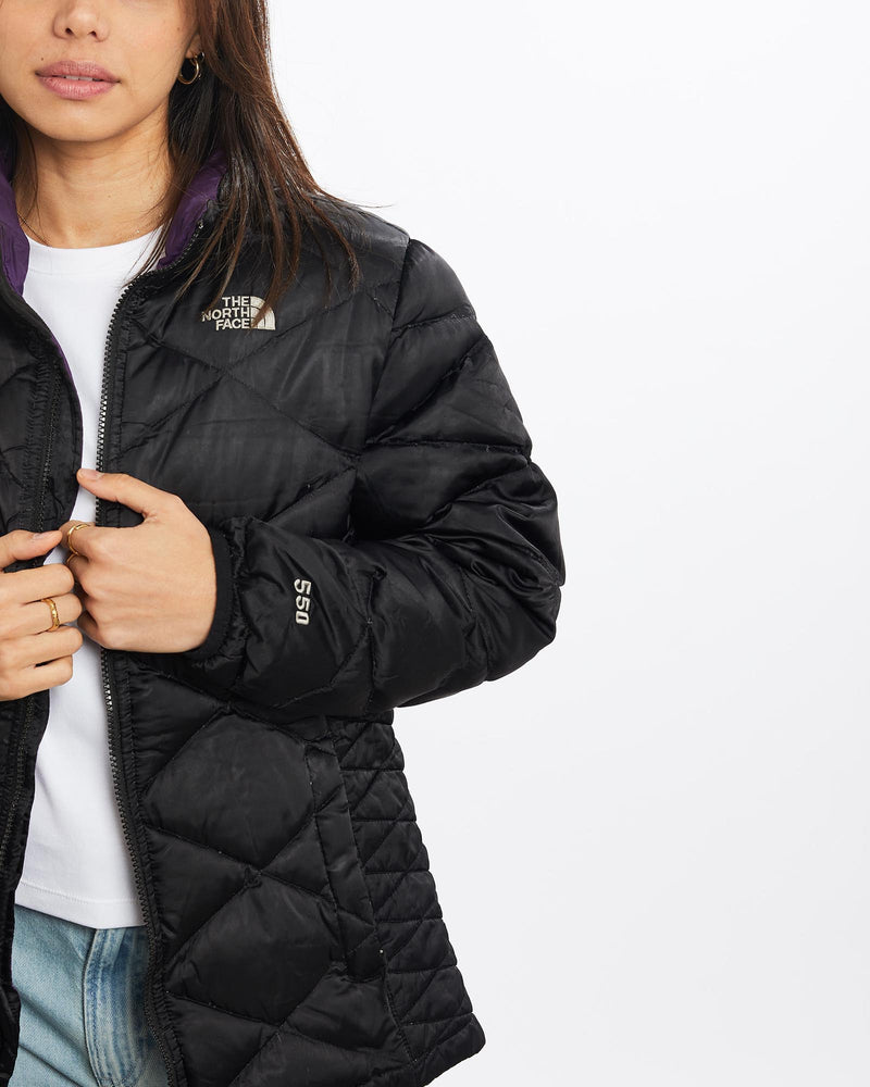 Vintage, The, North, Face, 550, Puffer, Jacket, The Real Deal, size extra small, colour Black, newtown, sydney, australia, thrift store, opshop, preloved, secondhand, sustainable, retro, antique, 70s, 80s, 90s, 2000s, 00s, fashion, clothing, streetwear, trendy, garment, style, boutique, store, shop, archive, sale, cheap, best, top, Jackets