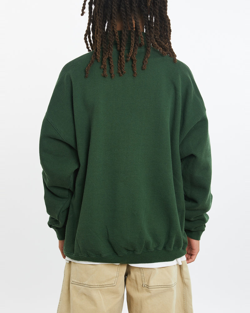 Vintage 90s NFL Green Bay Packers Turtleneck Sweatshirt <br>L , The Real Deal , newtown, sydney, australia, thrift store, opshop, preloved, secondhand, sustainable, retro, antique, 70s, 80s, 90s, 2000s, 00s, fashion, clothing, streetwear, trendy, garment, style, boutique, store, shop, archive, sale, cheap, best, top