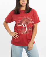 Vintage, Kangaroo, Wildlife, Tee, The Real Deal, size double extra small, colour Red, newtown, sydney, australia, thrift store, opshop, preloved, secondhand, sustainable, retro, antique, 70s, 80s, 90s, 2000s, 00s, fashion, clothing, streetwear, trendy, garment, style, boutique, store, shop, archive, sale, cheap, best, top, T-Shirts