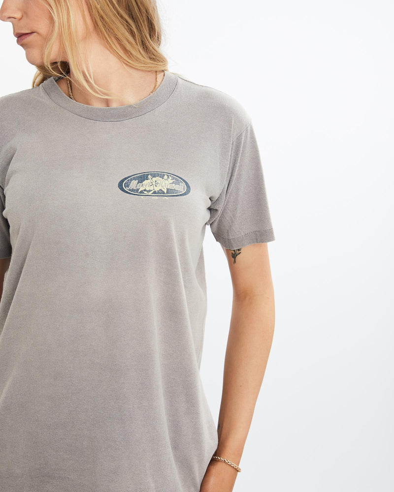 Vintage, 90s, Maui, Hawaii, USA, Surf, Tee, The Real Deal, size medium, colour Brown, newtown, sydney, australia, thrift store, opshop, preloved, secondhand, sustainable, retro, antique, 70s, 80s, 90s, 2000s, 00s, fashion, clothing, streetwear, trendy, garment, style, boutique, store, shop, archive, sale, cheap, best, top, T-Shirts