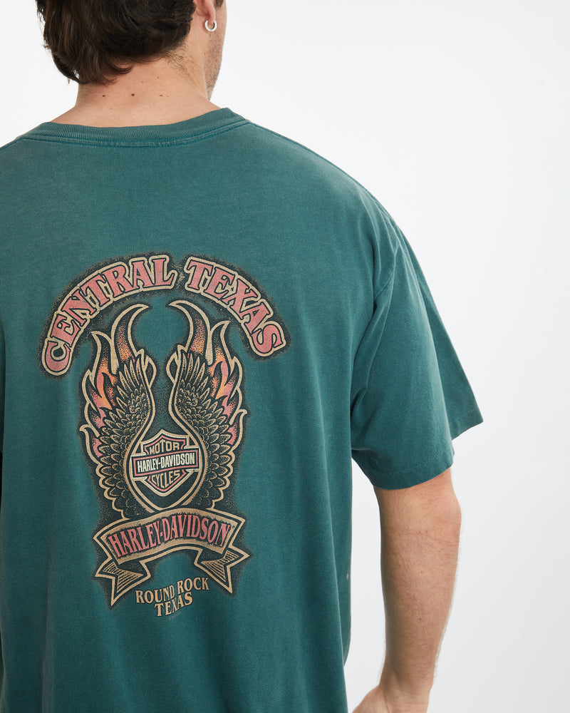 Vintage Harley Davidson Tee <br>XL , The Real Deal , newtown, sydney, australia, thrift store, opshop, preloved, secondhand, sustainable, retro, antique, 70s, 80s, 90s, 2000s, 00s, fashion, clothing, streetwear, trendy, garment, style, boutique, store, shop, archive, sale, cheap, best, top