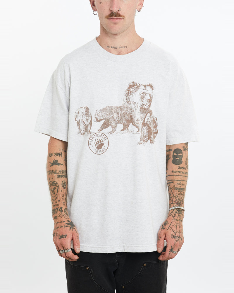 Vintage 1995 Bear Country Alaska Wildlife Tee <br>L , The Real Deal , newtown, sydney, australia, thrift store, opshop, preloved, secondhand, sustainable, retro, antique, 70s, 80s, 90s, 2000s, 00s, fashion, clothing, streetwear, trendy, garment, style, boutique, store, shop, archive, sale, cheap, best, top
