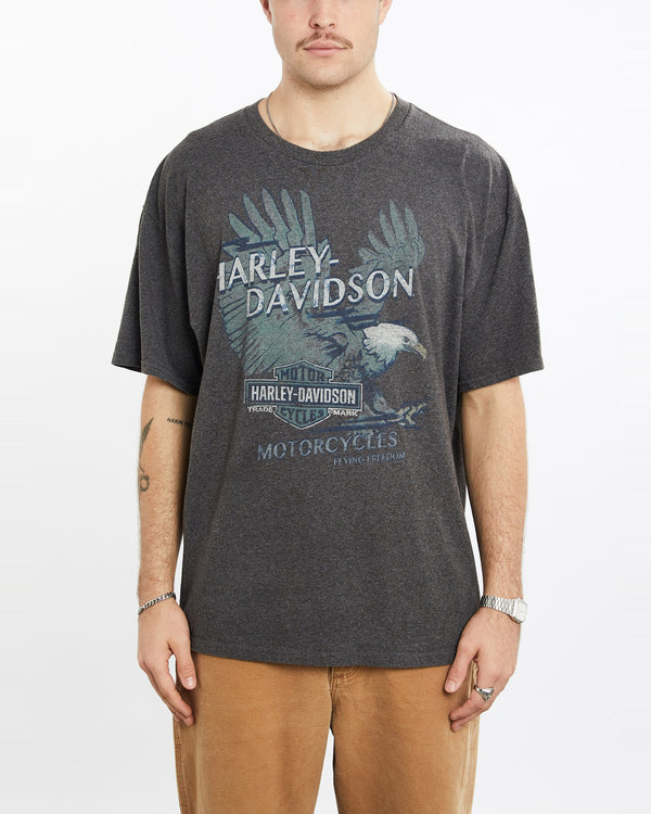 Vintage, Harley, Davidson, Tee, The Real Deal, size extra large, colour Grey, newtown, sydney, australia, thrift store, opshop, preloved, secondhand, sustainable, retro, antique, 70s, 80s, 90s, 2000s, 00s, fashion, clothing, streetwear, trendy, garment, style, boutique, store, shop, archive, sale, cheap, best, top, T-Shirts