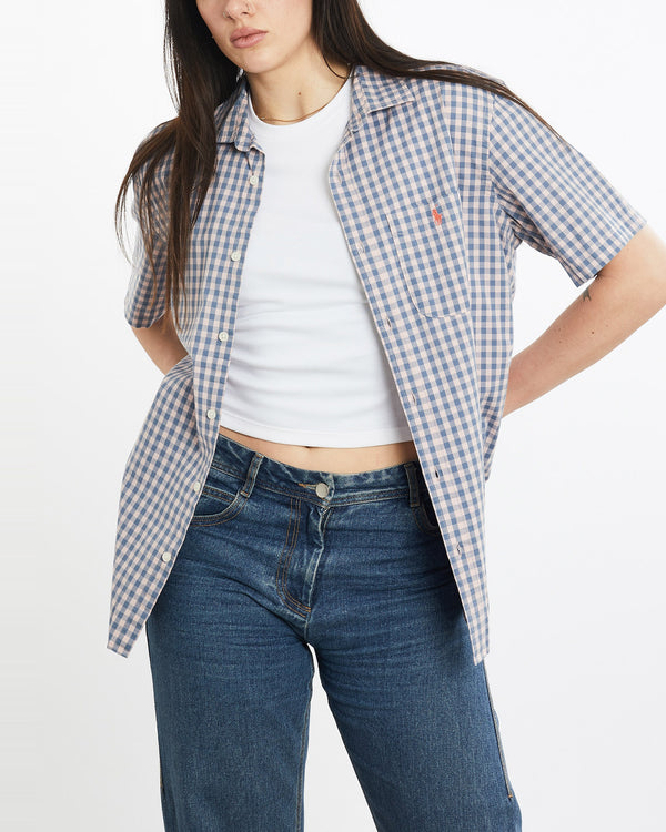 Vintage, 90s, Polo, Ralph, Lauren, Short, Sleeve, Button, Up, Shirt, The Real Deal, size large, colour Multicolour, newtown, sydney, australia, thrift store, opshop, preloved, secondhand, sustainable, retro, antique, 70s, 80s, 90s, 2000s, 00s, fashion, clothing, streetwear, trendy, garment, style, boutique, store, shop, archive, sale, cheap, best, top, Shirts