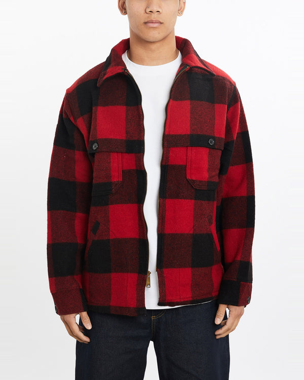 Vintage, 80s, Woolrich, Mackinaw, Plaid, Jacket, The Real Deal, size large, colour Multicolour, newtown, sydney, australia, thrift store, opshop, preloved, secondhand, sustainable, retro, antique, 70s, 80s, 90s, 2000s, 00s, fashion, clothing, streetwear, trendy, garment, style, boutique, store, shop, archive, sale, cheap, best, top, Jackets