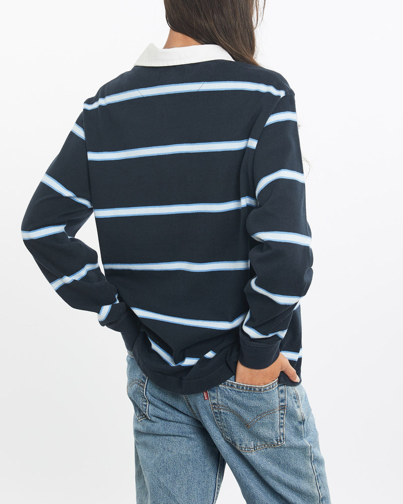 Vintage, 90s, Polo, Ralph, Lauren, Rugby, Shirt, The Real Deal, size medium, colour Black, newtown, sydney, australia, thrift store, opshop, preloved, secondhand, sustainable, retro, antique, 70s, 80s, 90s, 2000s, 00s, fashion, clothing, streetwear, trendy, garment, style, boutique, store, shop, archive, sale, cheap, best, top, Shirts